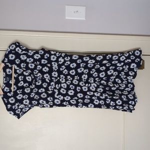 Gap Blue Floral Mini Dress, Size M